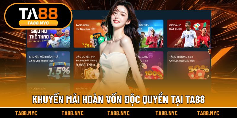 Khuyến mãi hoàn vốn tặng thưởng to cho hội viên